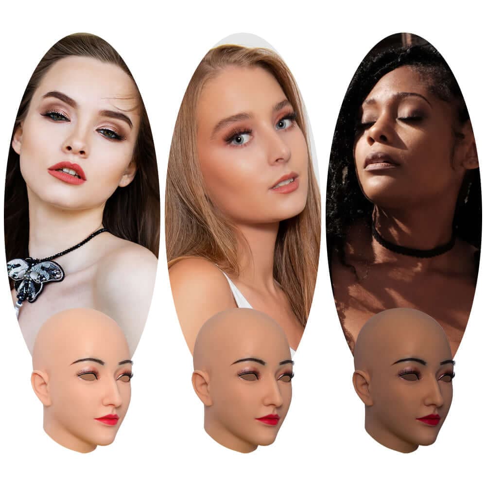 Alice Silicone Female Head Mask