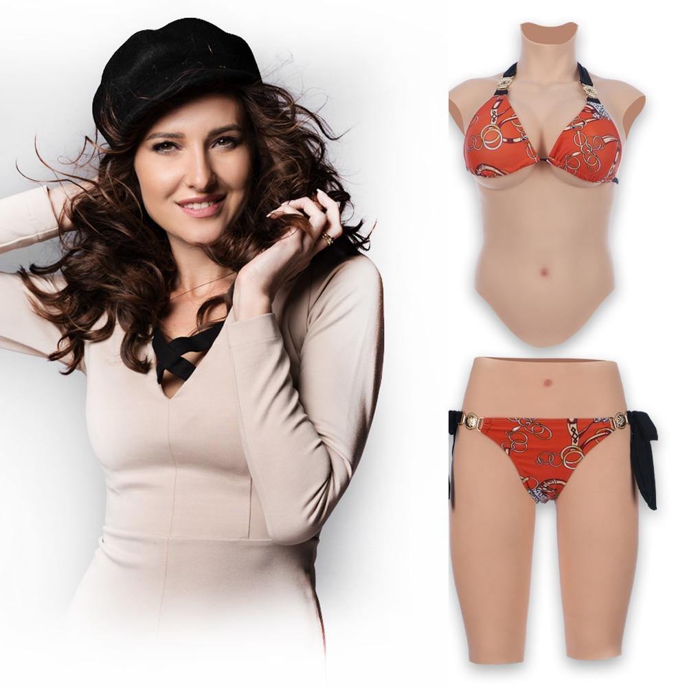 Ultimate Transformation Set β Liquid Silicone Breasts with Built-In Vagina Panties