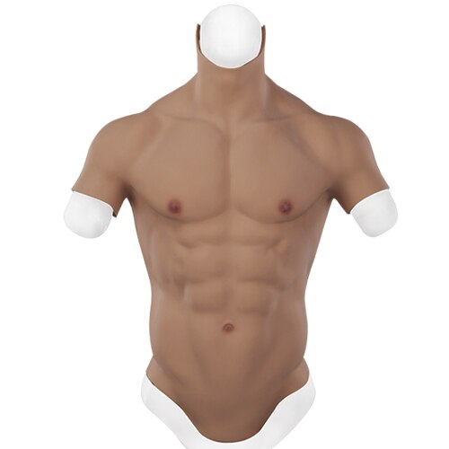 Yuewen Silicone Muscle Suit With Bloodshot For Cosplay