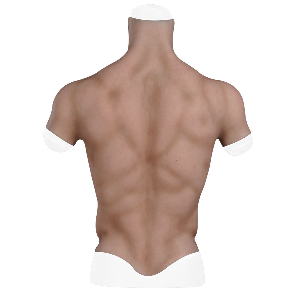Yuewen Silicone Muscle Suit With Bloodshot For Cosplay