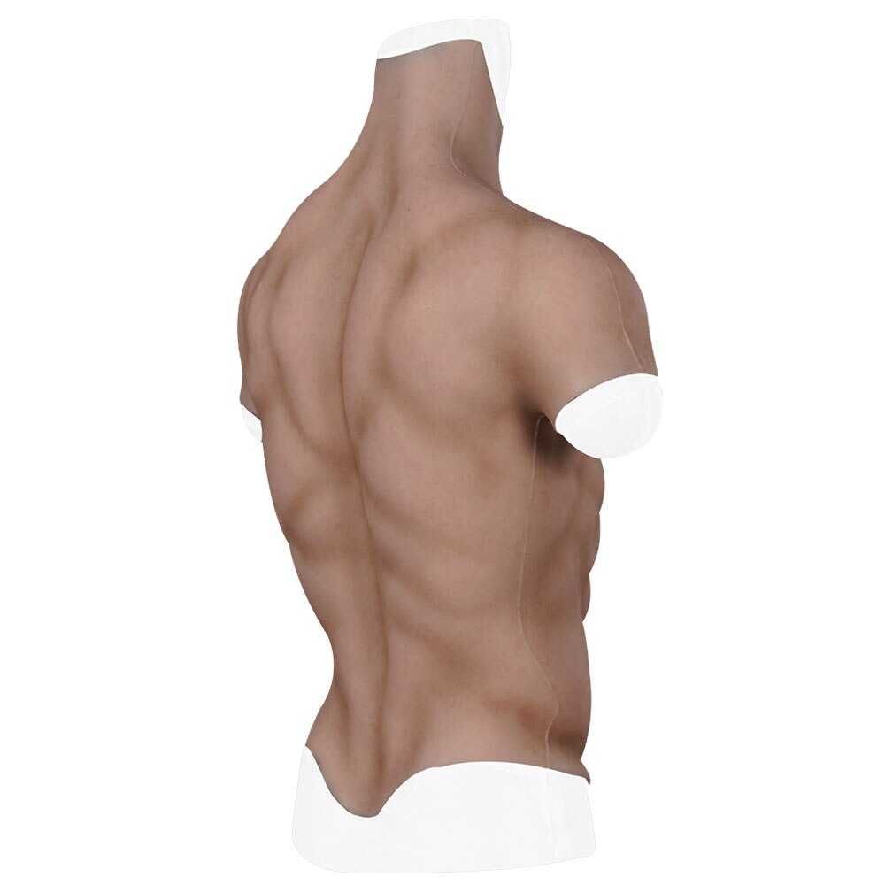 Yuewen Silicone Muscle Suit With Bloodshot For Cosplay