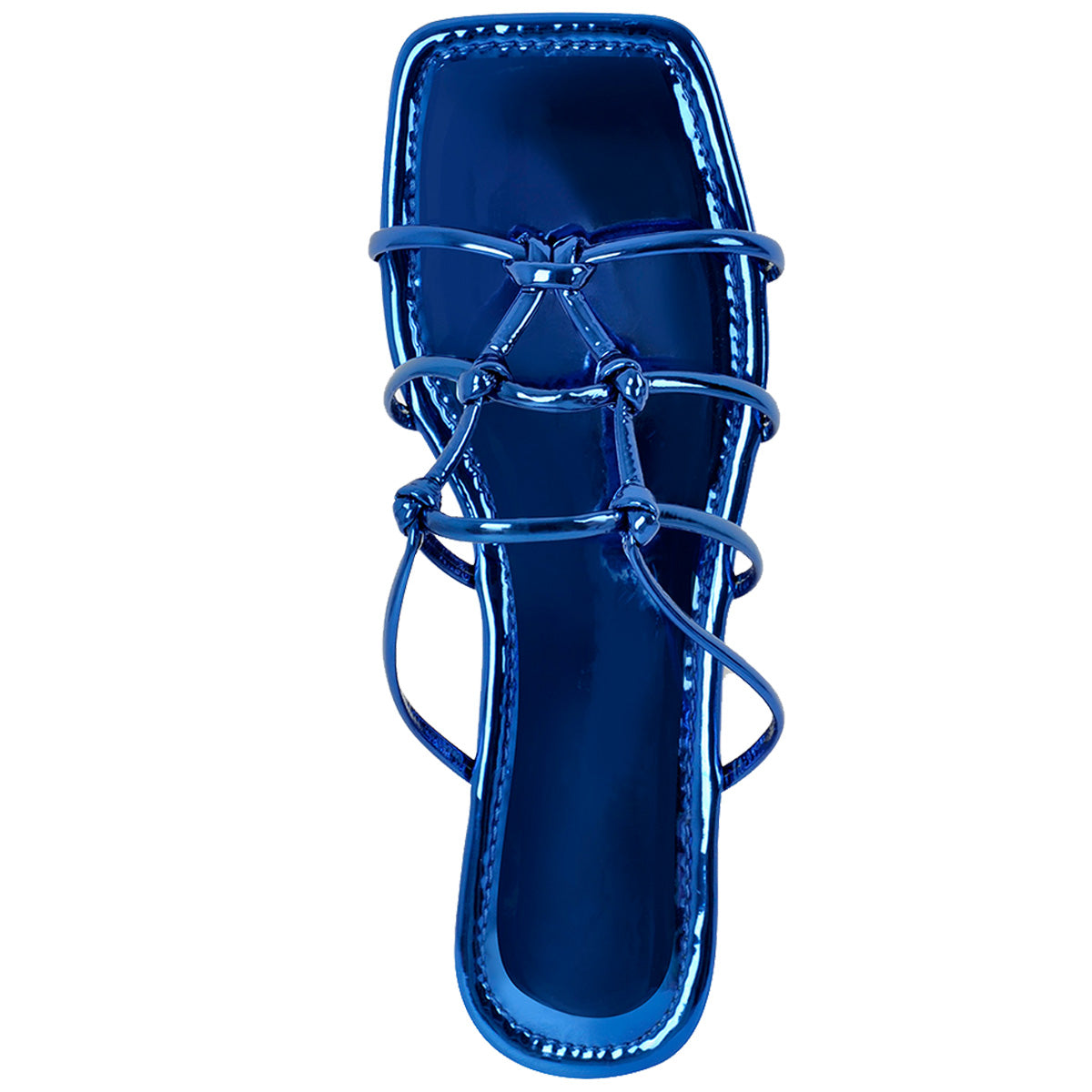 Flats Square Toe Knot Strap Crossdressing Sandals