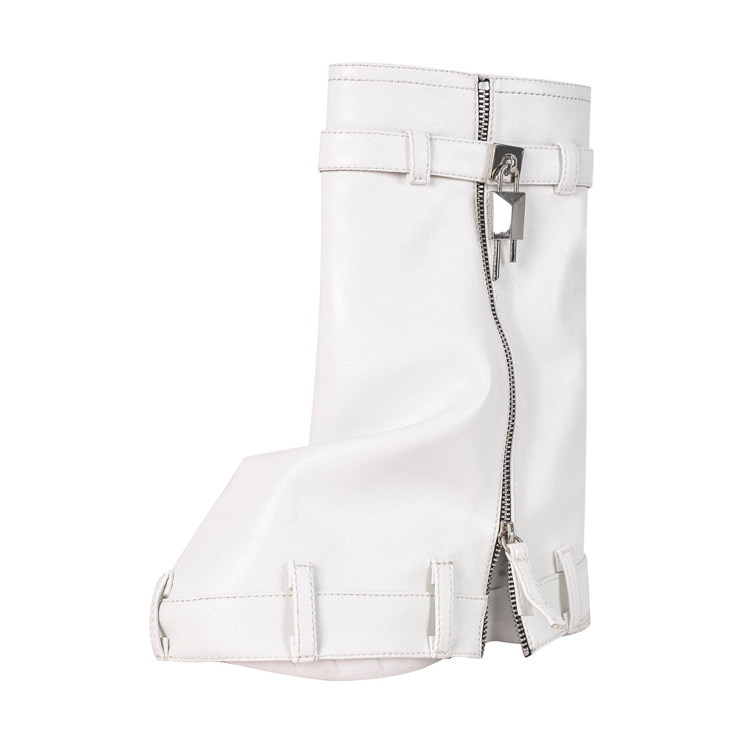 Round Toe Wedge Heel Fold Over Mid-calf Crossdressing Boots