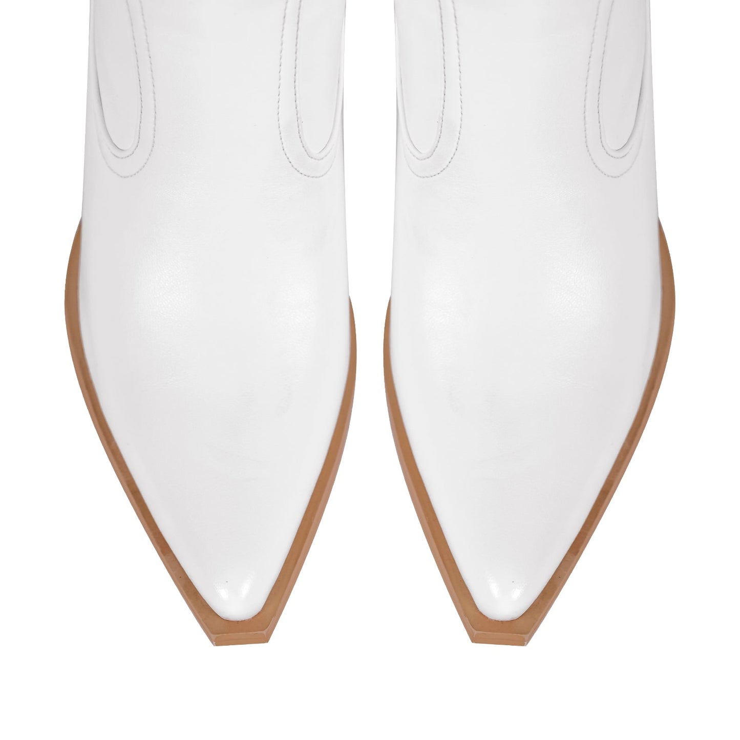 Chunky Heel Over The Knee Western Crossdressing Boots