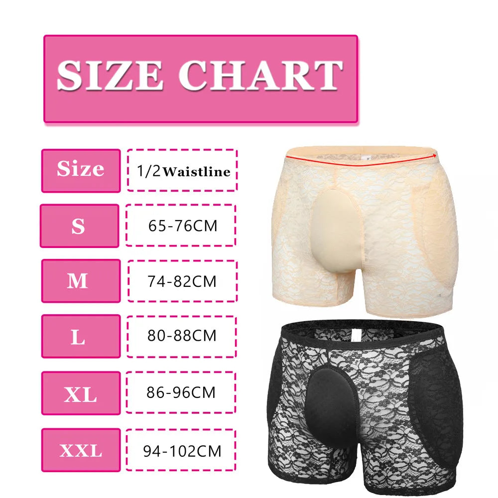 Ultimate Tuck Gaff Panties for Crossdressers – 2 Styles, Lace & Smooth Control (Black or Beige)