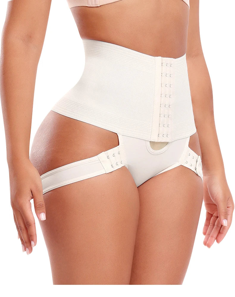 Cuff Tummy Trainer with Butt Lifter | 2-in-1 Tummy Control Shapewear for Crossdressers | Invisible & Seamless