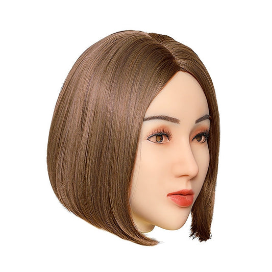 Angela Silicone Female Head Mask 1G For Crossdressing