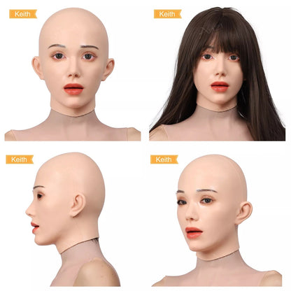 Silicone Keith Beauty Mask – Full Feminine Fantasy, Face First