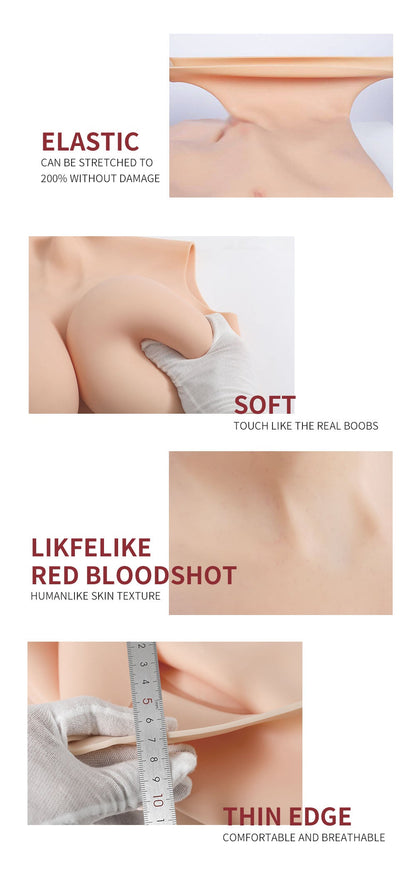 G Cup Half-length Silicone Bodysuit 4G