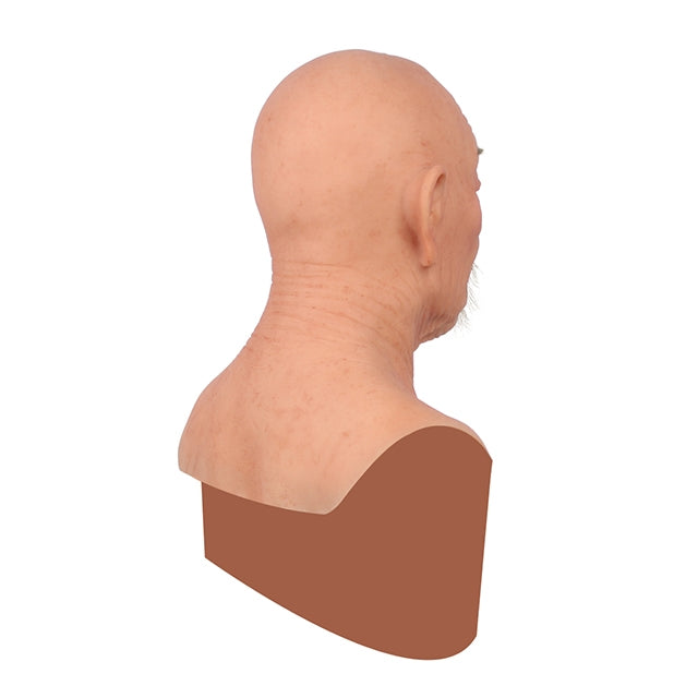 William Silicone Old Man Head Mask