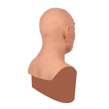 William Silicone Old Man Head Mask