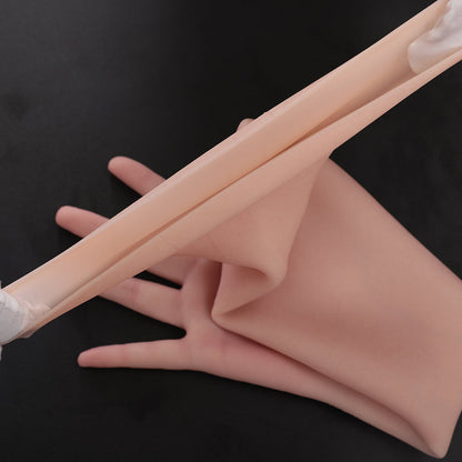 65cm Realistic Female Silicone Gloves With Veins For Cosplay