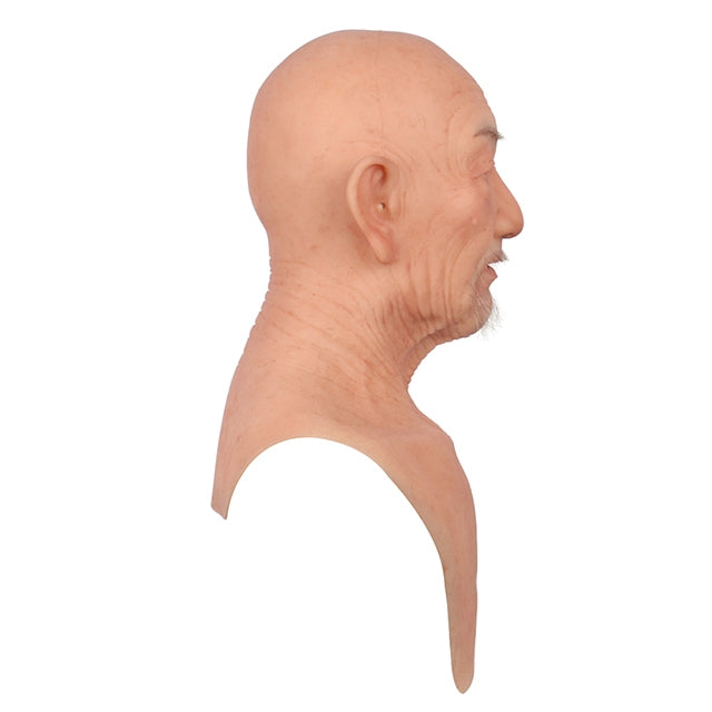 William Silicone Old Man Head Mask
