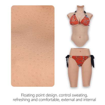 Ultimate Transformation Set – Liquid Silicone Breasts with Built-In Vagina Panties