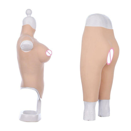 Ultimate Transformation Set – Liquid Silicone Breasts with Built-In Vagina Panties