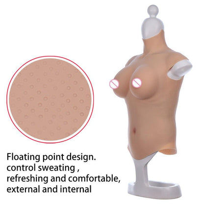 7th generation No-oil Breastplate upgraded bloodshot design for Transgender
