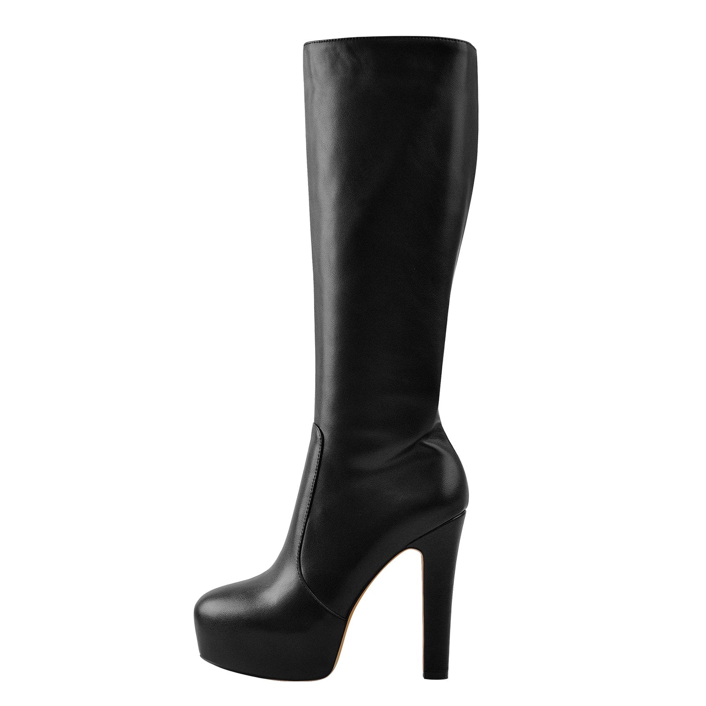 Platform High Heel Zipper Knee High Crossdressing Boots
