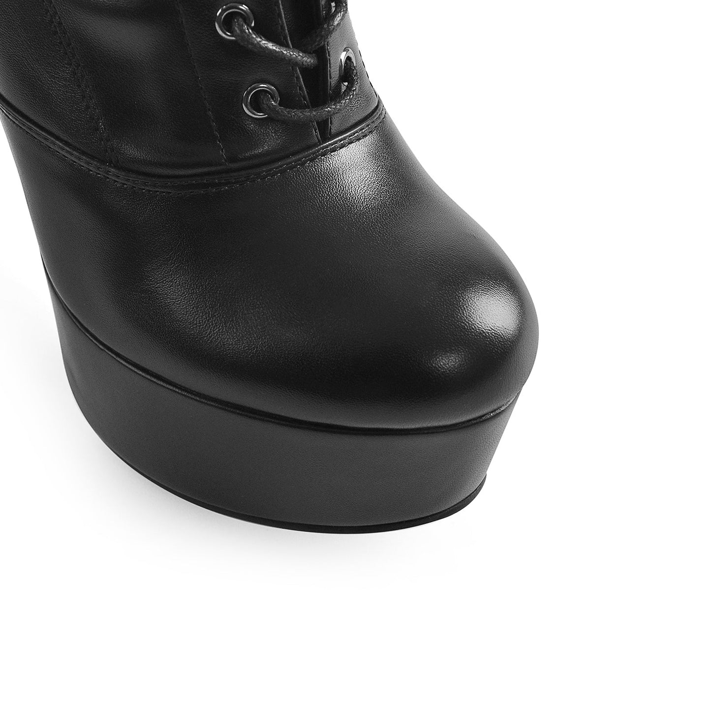 Platform Lace-Up Over The Knee Thigh Crossdressing Boots