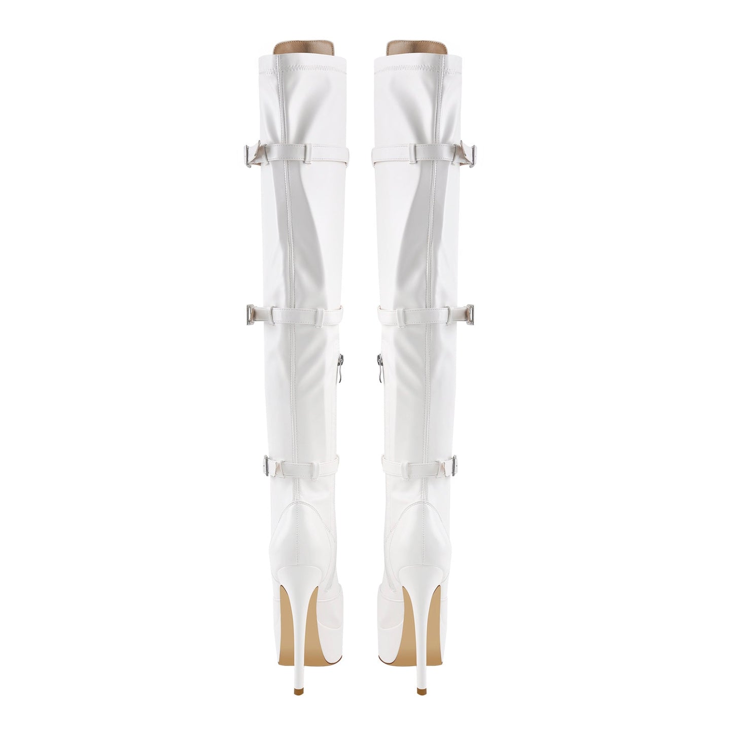 Platform Lace-Up Over The Knee Thigh Crossdressing Boots