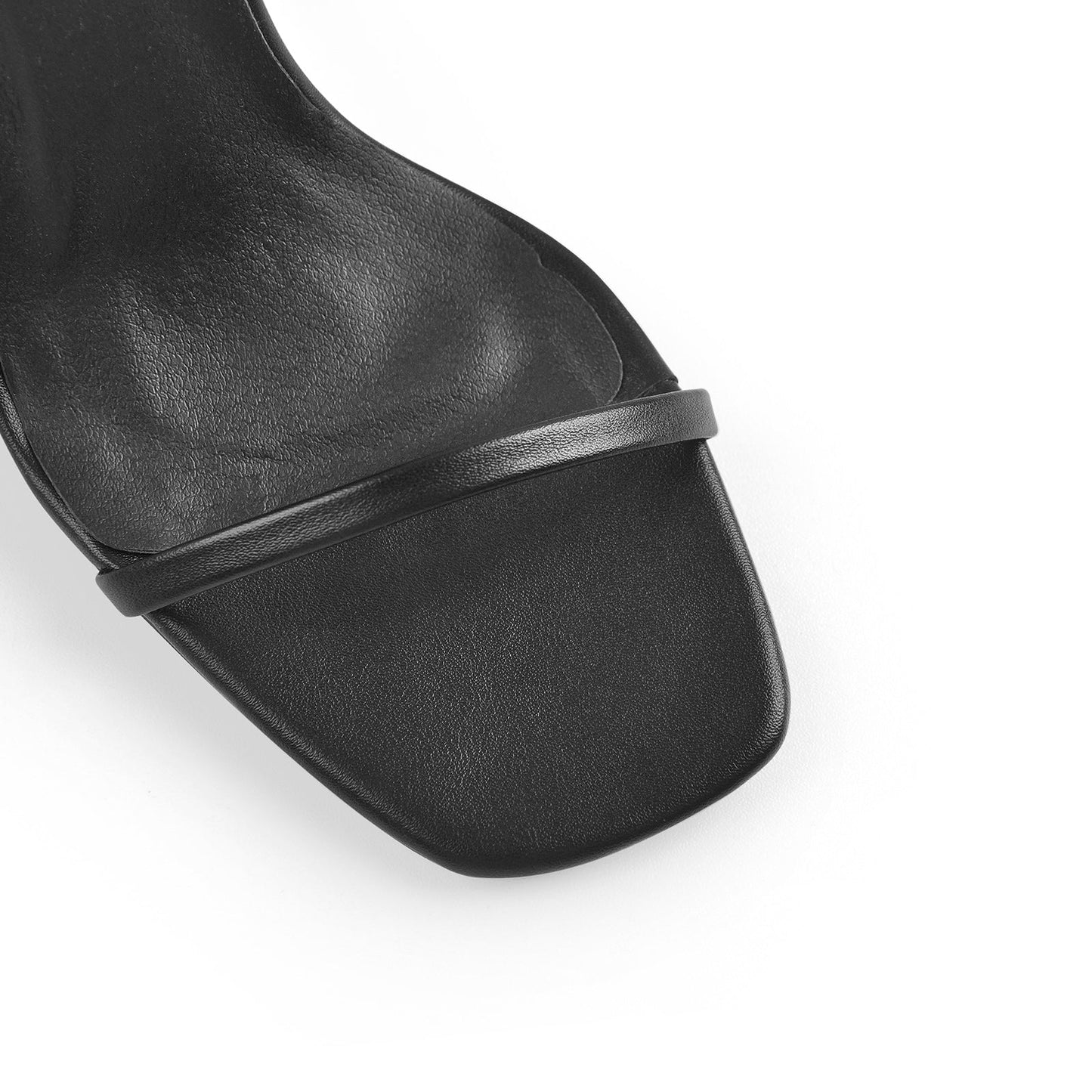 Black Ankle Strap High Heel Crossdressing Sandals