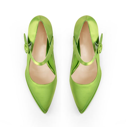 Ankle Strap Chunky Platform Mary Jane Crossdressing Pumps