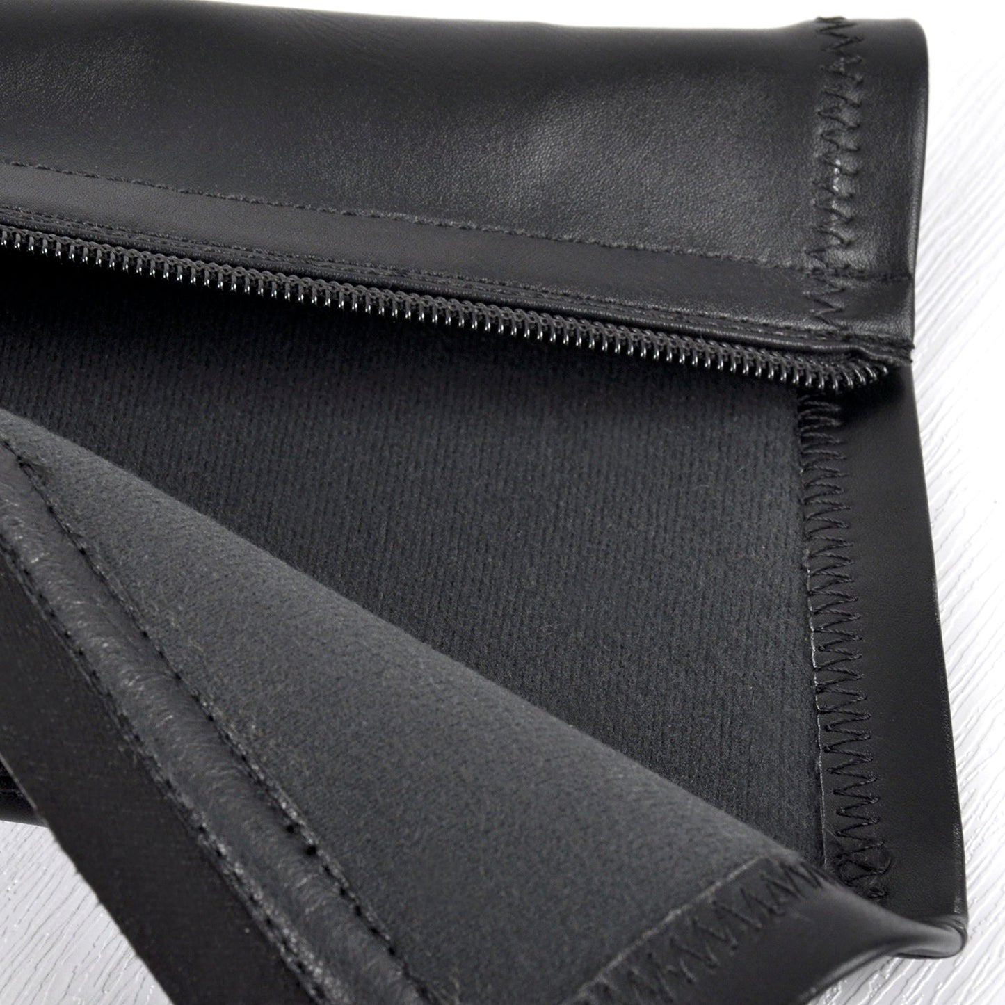 Black Platform Zip Up Mid-Calf Crossdressing Boots