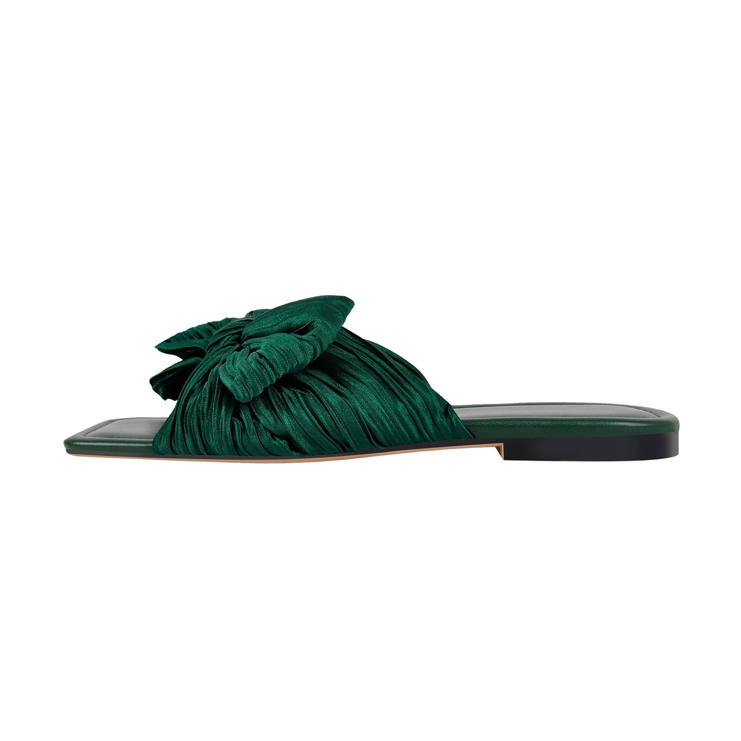 Flat Slip On Sliders Bow Sandals Crossdressing Flats