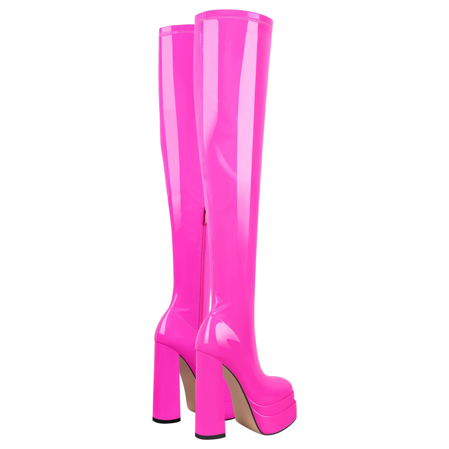 Platform Chunky High Heel Thigh Crossdressing Boots