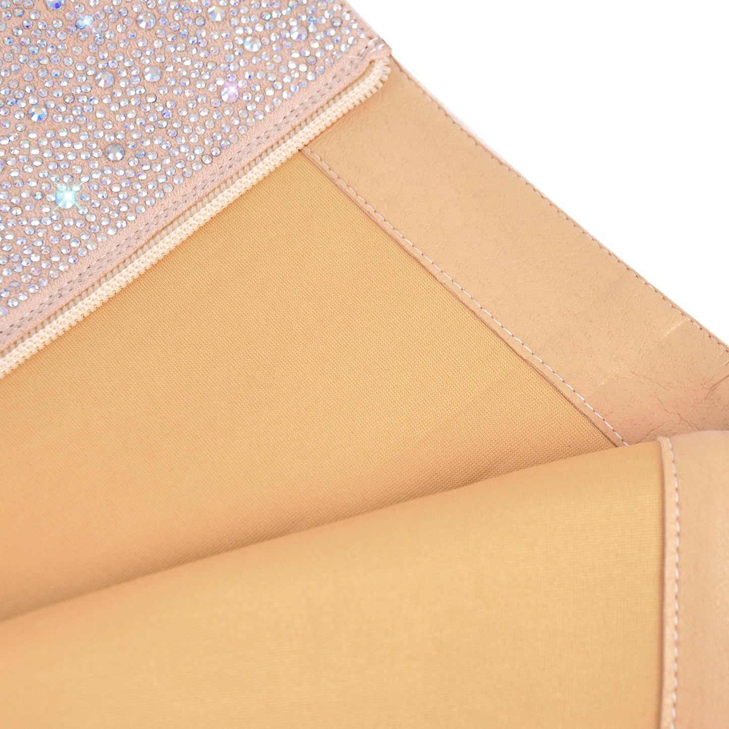 Rhinestone Pointed Toe Chunky Heel Crossdressing Boots