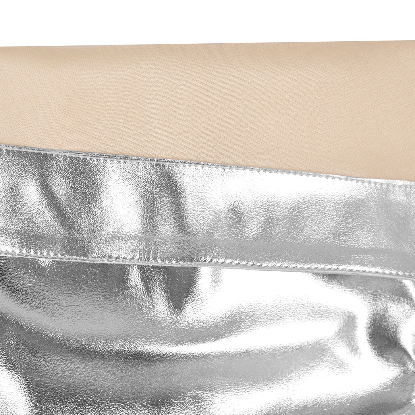 Metallic Pointed Toe Stiletto Over The Knee Crossdressing Boots