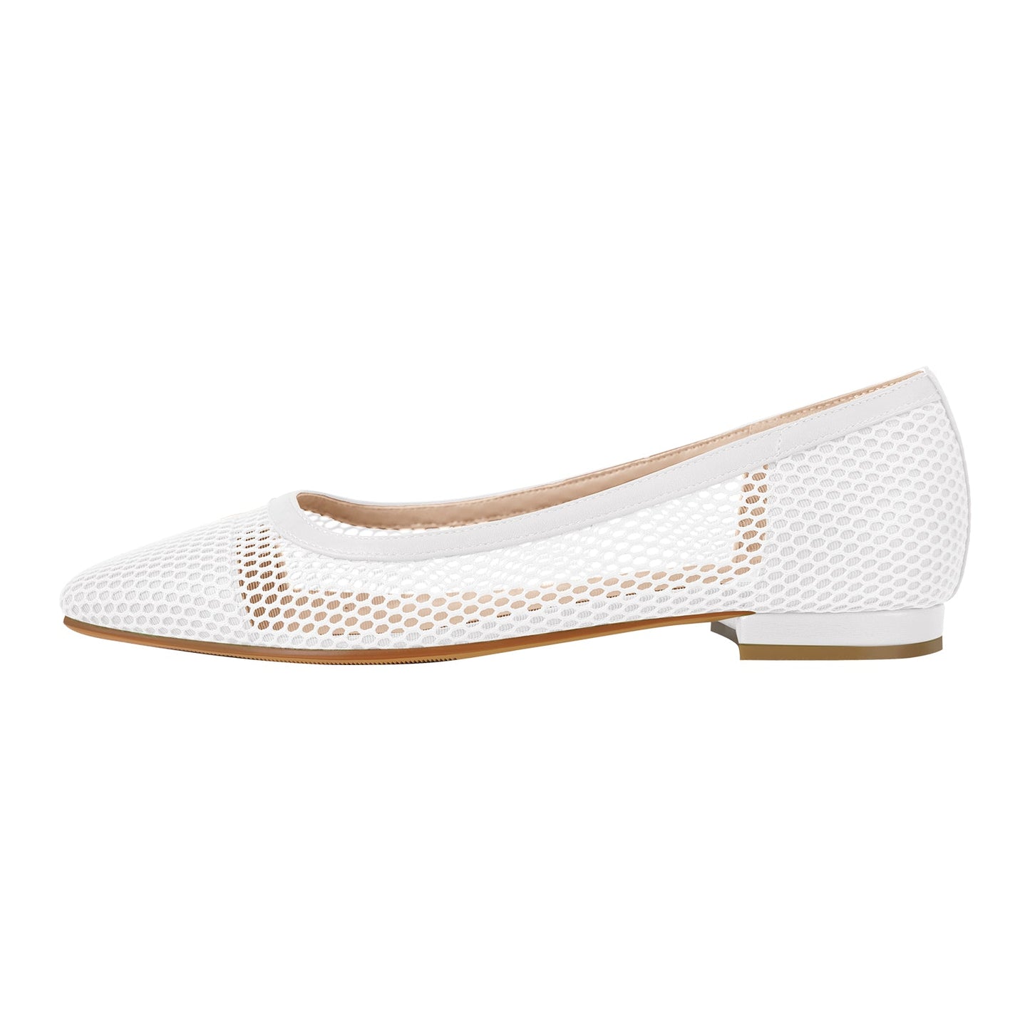 Square Toe Slip-on Hollow Daily Crossdressing Flats