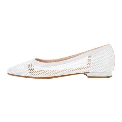 Square Toe Slip-on Hollow Daily Crossdressing Flats