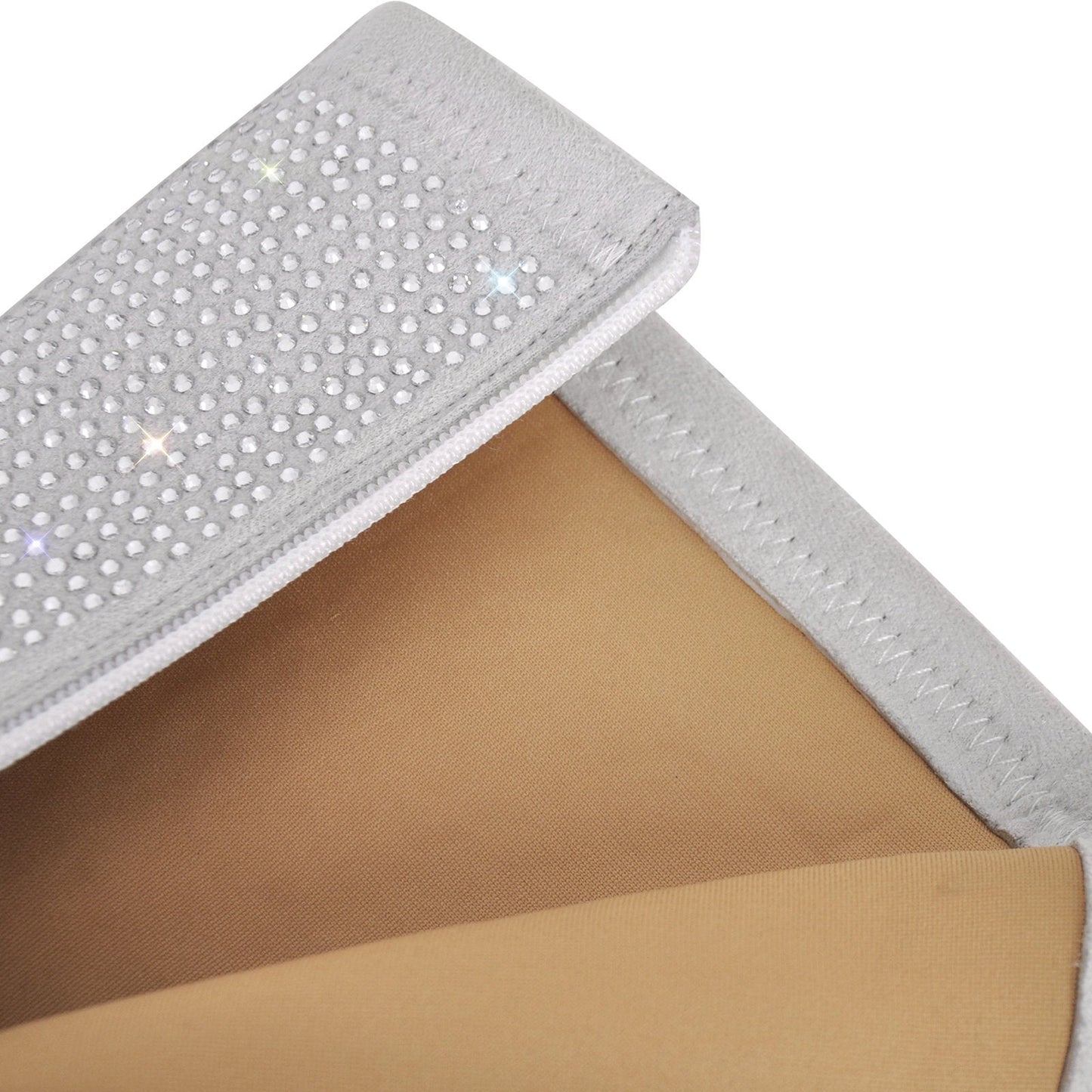 Rhinestone Pointed Toe High Heel Crossdressing Ankle Boots