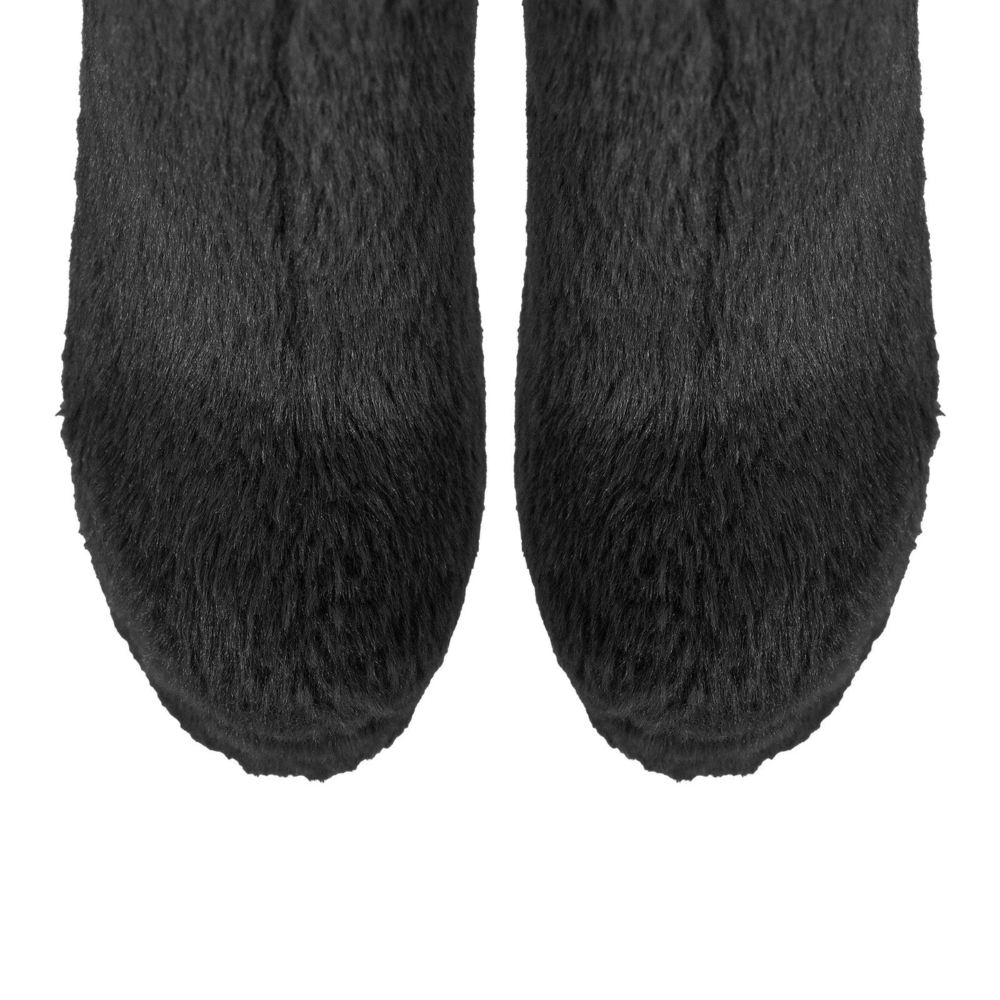 Pink Fur Platform High Heels Crossdressing Boots