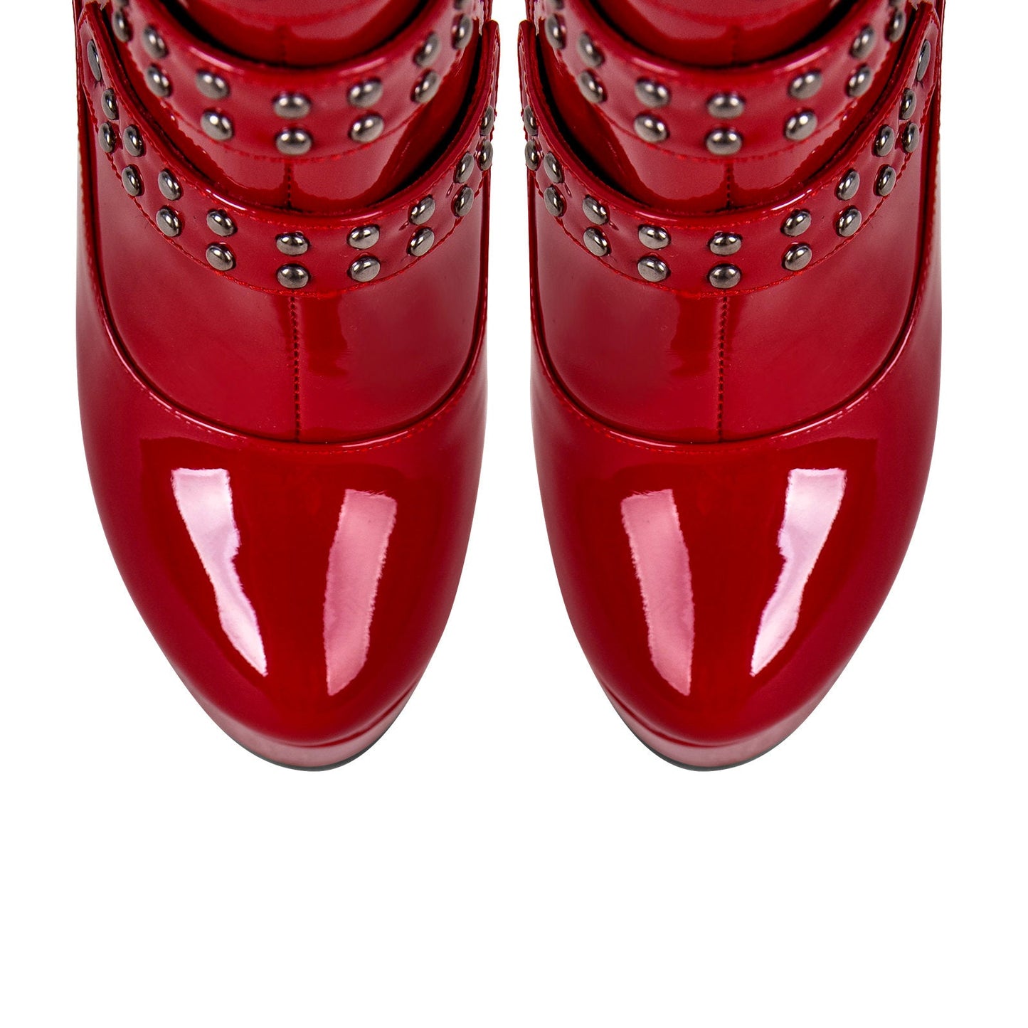 Buckles Round Toe Stilettos Over The Knee Crossdressing Platform Boots