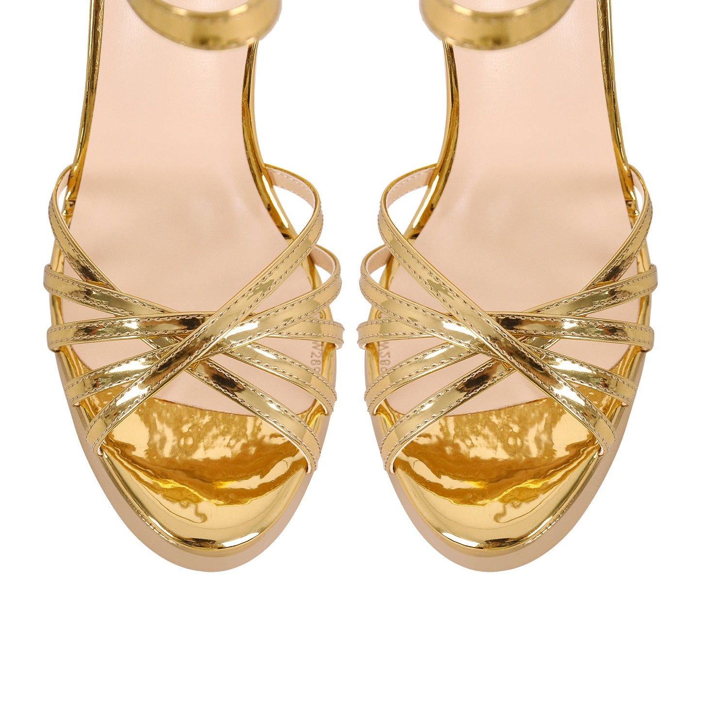 Buckle Strap Platform Chunky High Heels Crossdressing Sandals