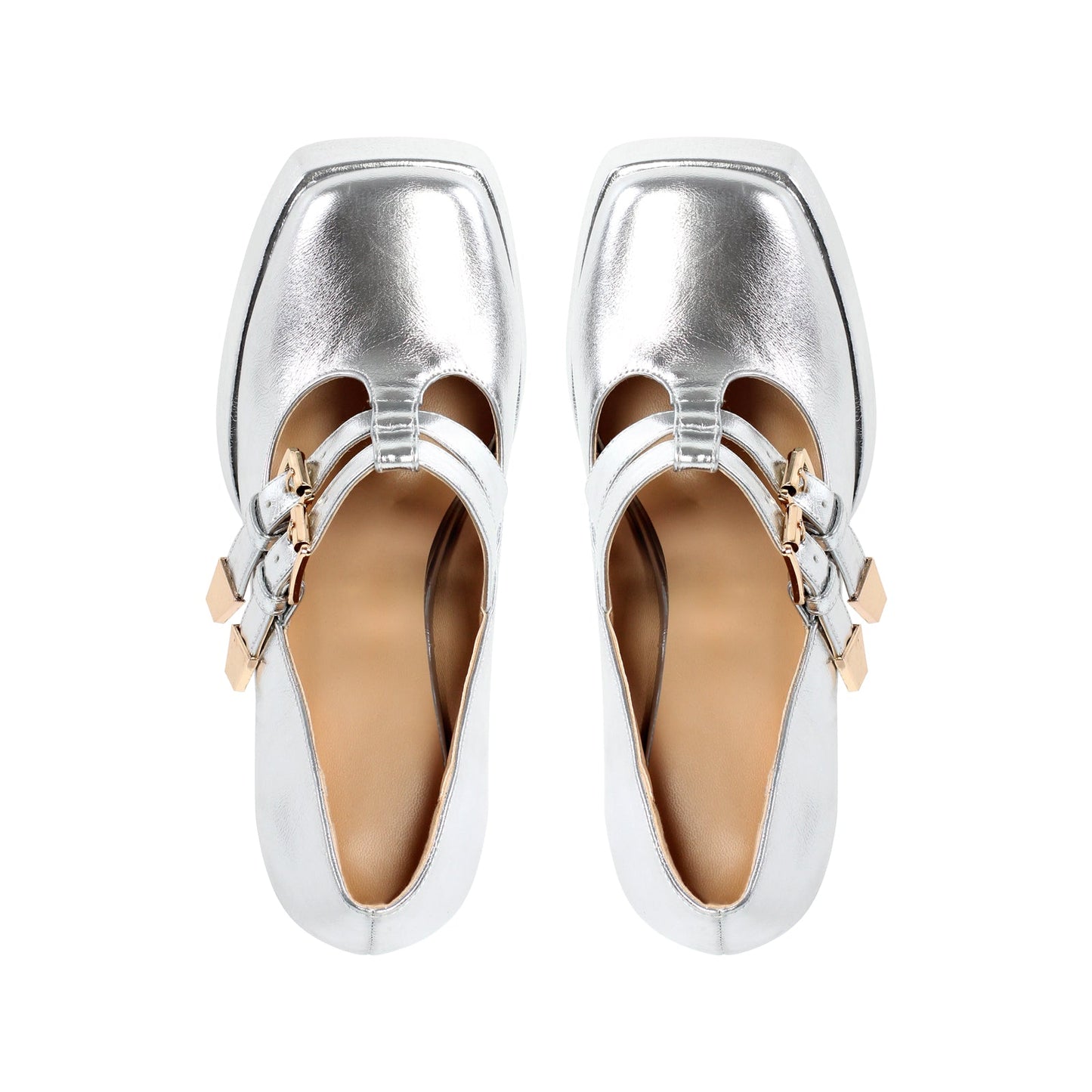 Chunky Heel Straps Mary Jane Pumps