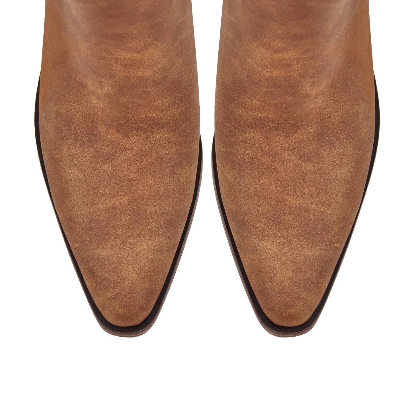 Pointed Toe Chunky Heel Western Ankle Boots
