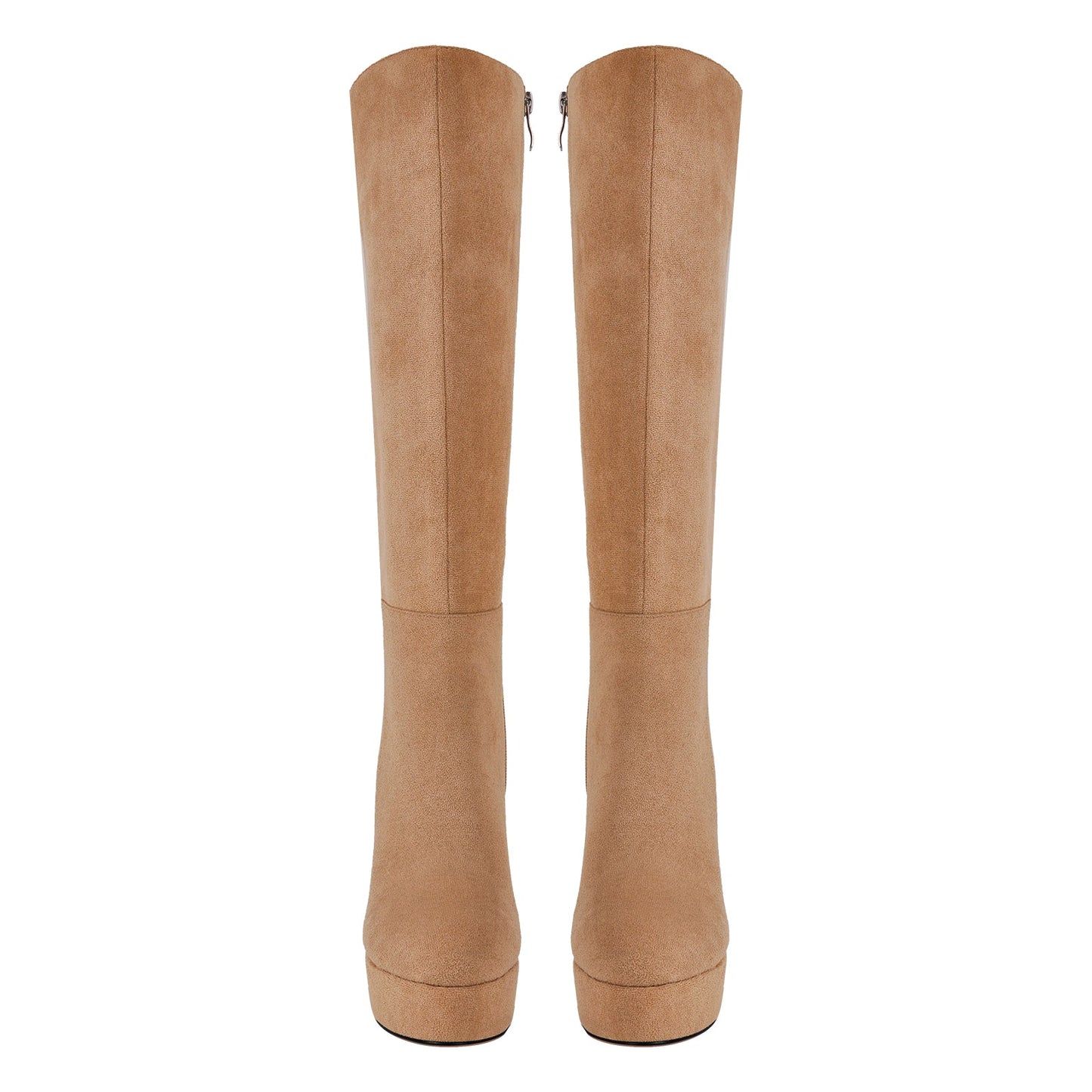Onlymaker Platform Suede Knee High Boots