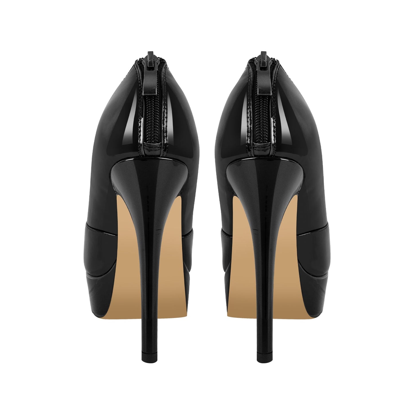 Bow Platform Back Zipper Stiletto Ankle Boots