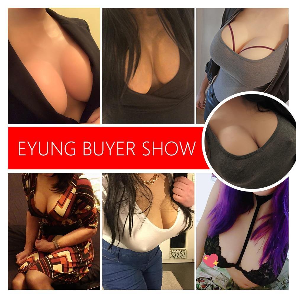 Half Body Realistic Huge  Silicone Breast Forms Fake Boobs