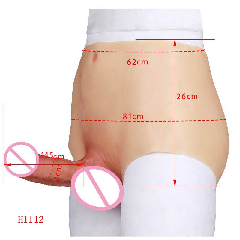 4th generation Silicone Dildos Pants For Men Male Super Realistic Flexible Penis Adult Toys Anal Plug G Spot Dildo Shorts
