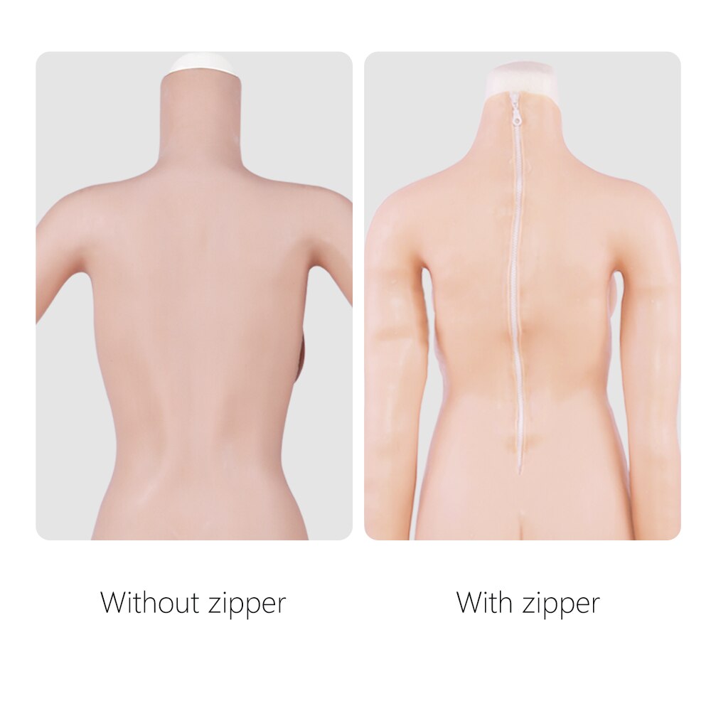 Fake Pussy Silicone Bodysuit For Transvestites Crossdressers 4th generation