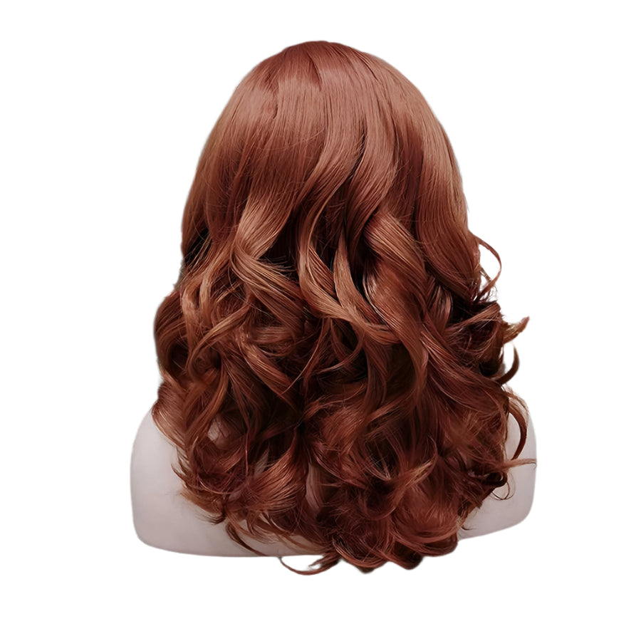 Copper Red Wig Short Synthetic Lace Front Wig