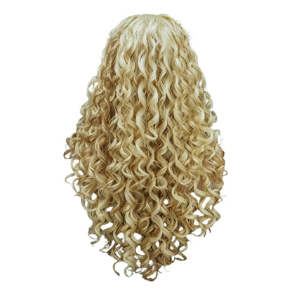 Synthetic Lace Front Blonde Crossdressing Wig
