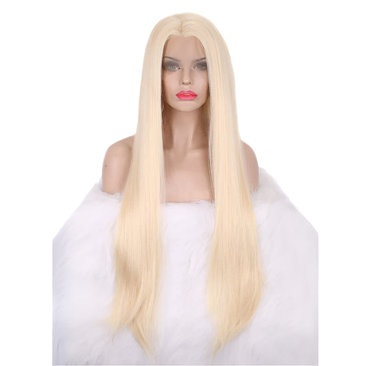 Blonde Synthetic Lace Front Crossdressing Wig