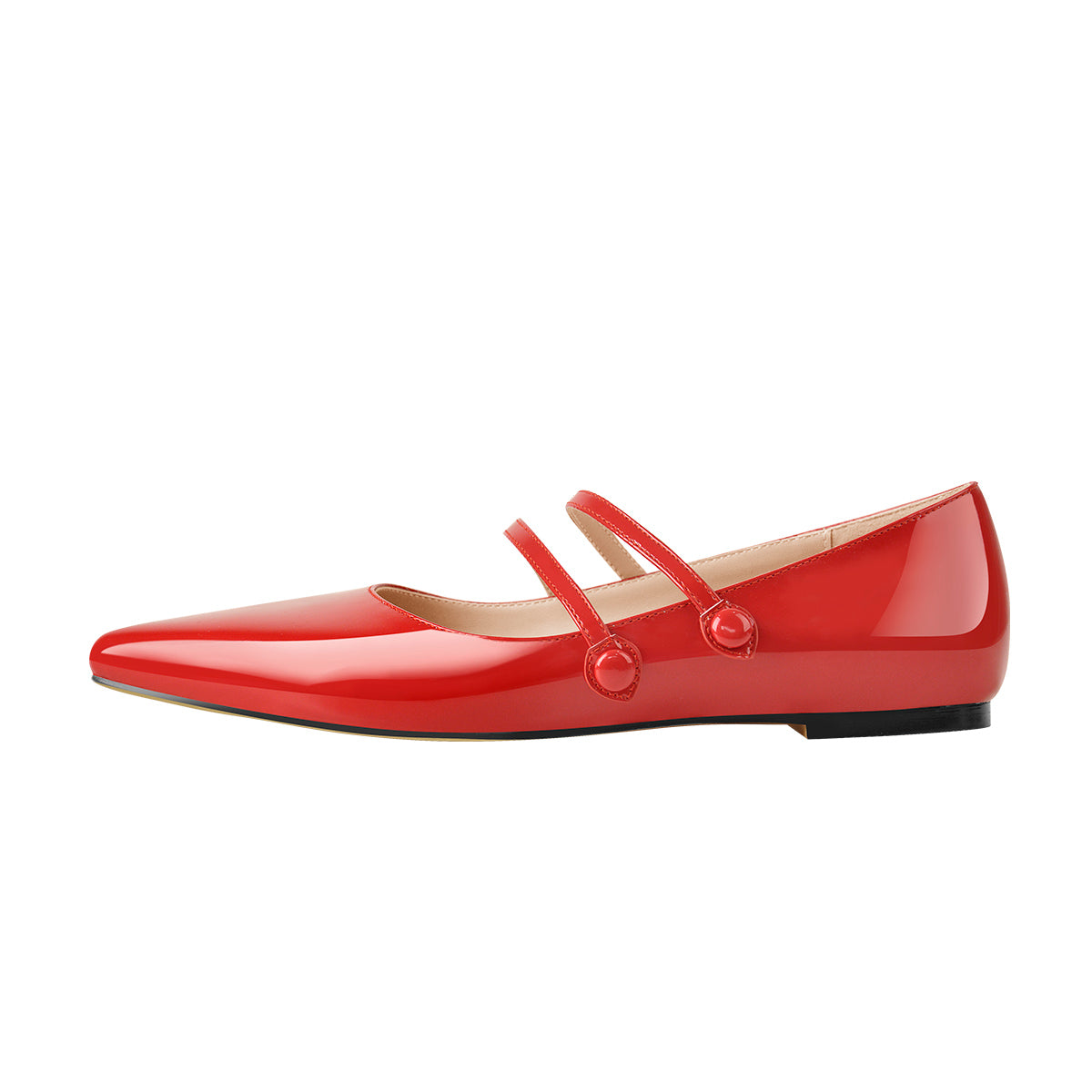 Mary Jane Double Strap Retro Crossdressing Flats