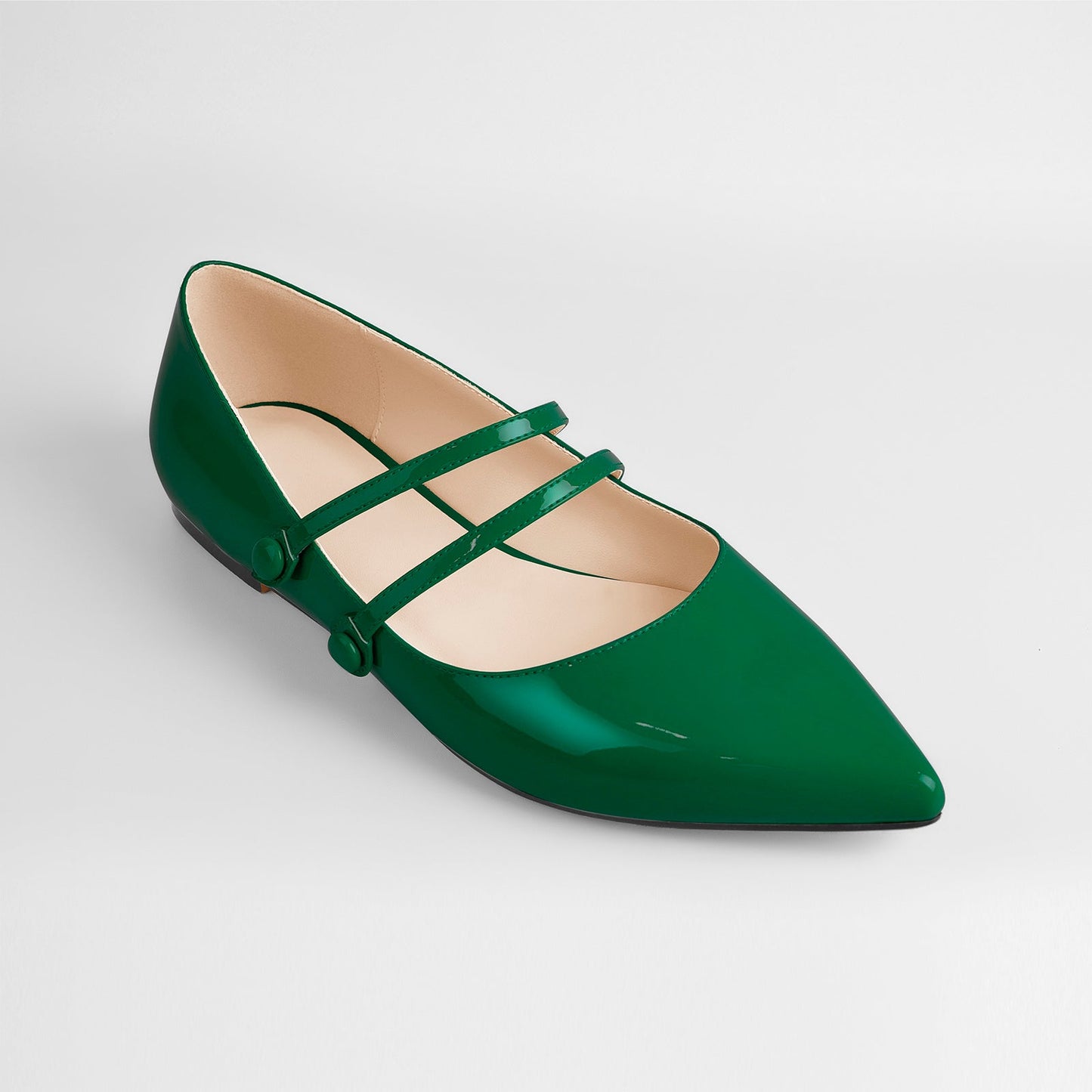 Mary Jane Double Strap Retro Crossdressing Flats