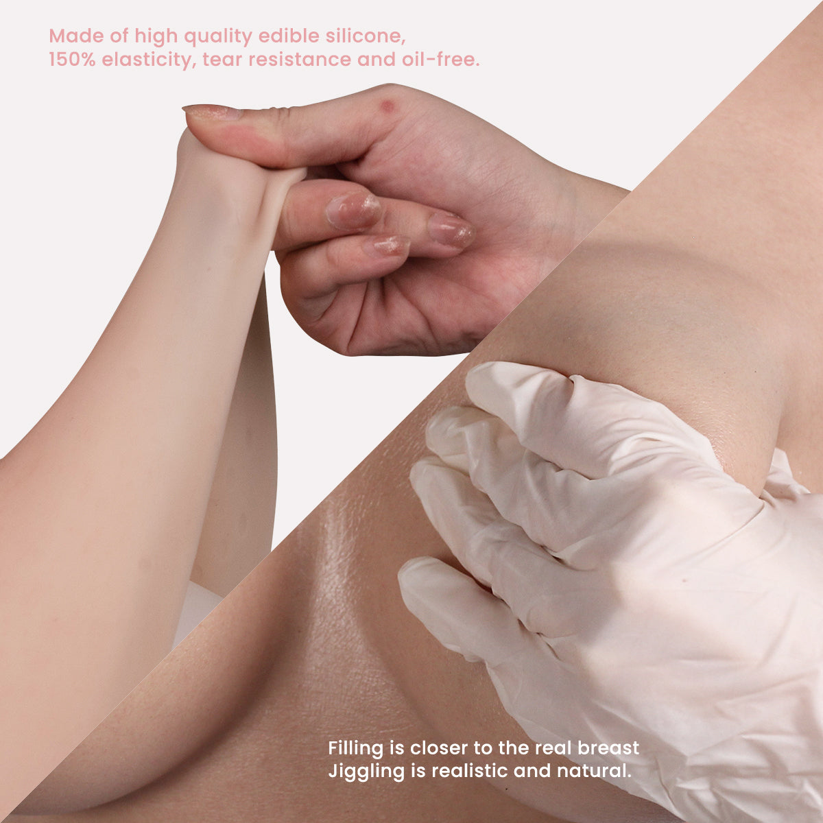 S Cup Huge Boobs Airbag Filling Breastplate 8G