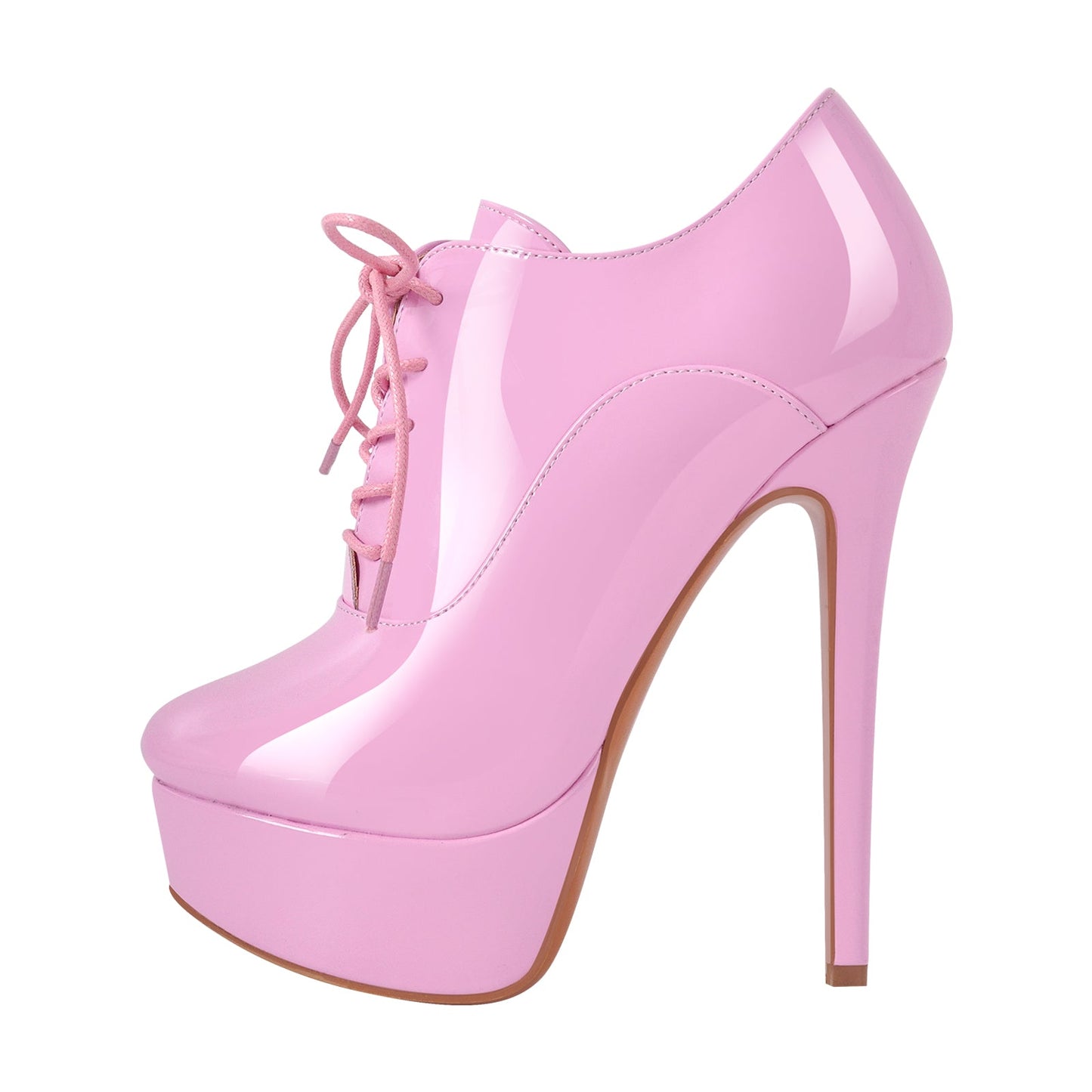 Platform Lace-up Stiletto Crossdressing Ankle Boots